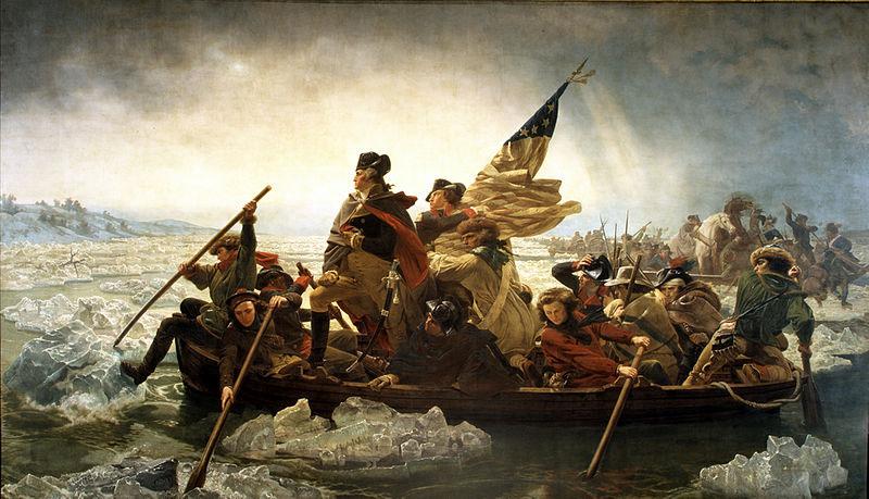Emanuel Leutze Washington Crossing the Delaware. Sweden oil painting art